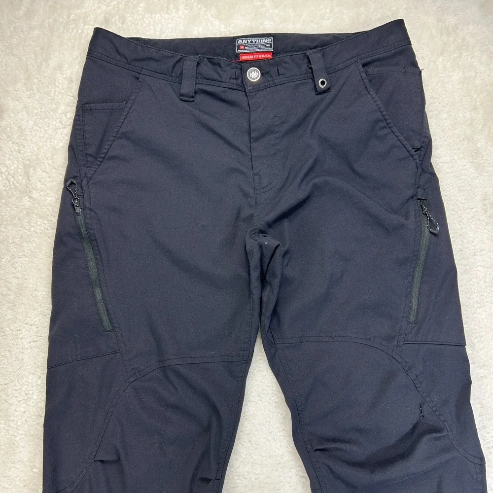686 Anything Multi Shell Cargo Pants Mens 36x34 Blue Durable Stretch 